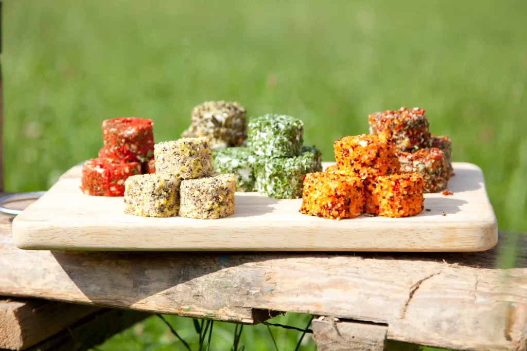 Ziegenhof Leeb selbstgemachte Frischkäsepralinen